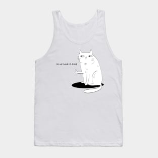 Do Nothing is Good Cat Thumb Up Tank Top